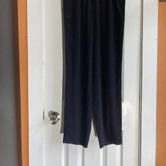 Tahari black relax silk Pants 100% Silk Size XS - Picture 2 of 10